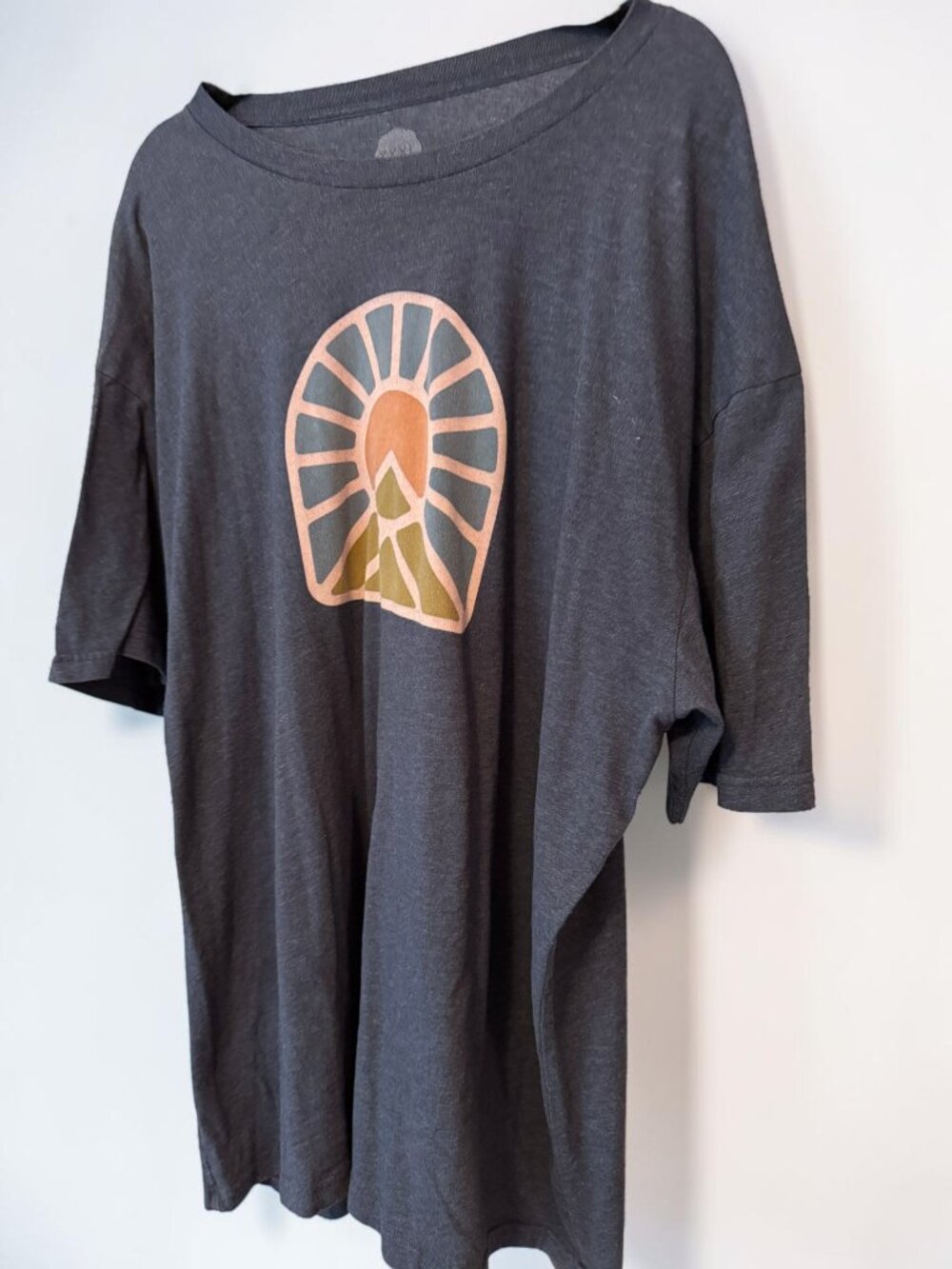 👕 Wohven XXXL Blue Graphic Tee | Ultra Soft Artist Series Shirt - Picture 3 of 6
